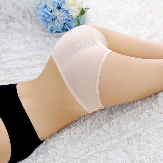 【訳あり品】セクシー下着 Tバック スケドットショーツ バックストリング ベージュ商品サムネ画像