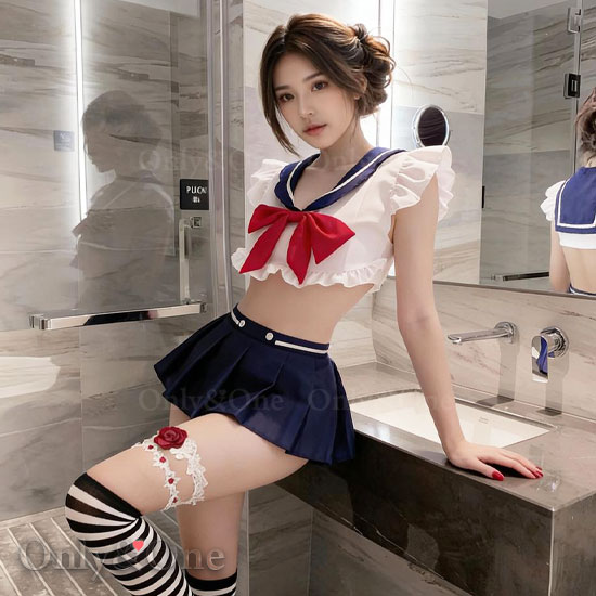コスプレ セーラー 制服(Sexy Cosplay Sailor) k07086商品メイン画像