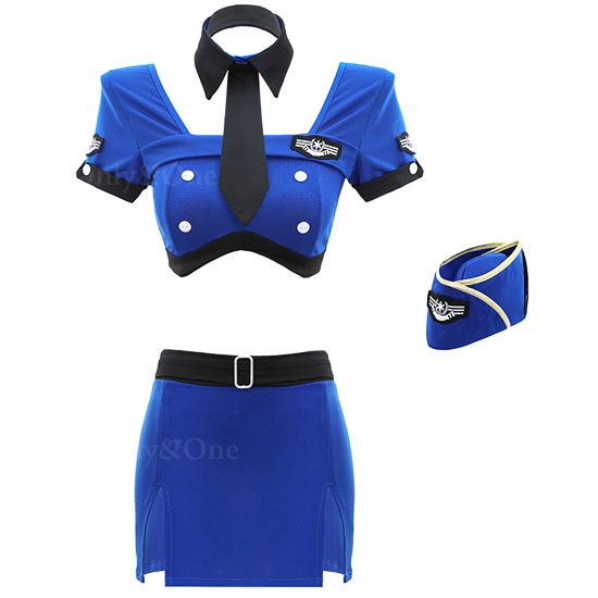 コスプレ CA・キャビンアテンダント(Sexy Cosplay Cabin Attendant) k08005商品サムネ画像