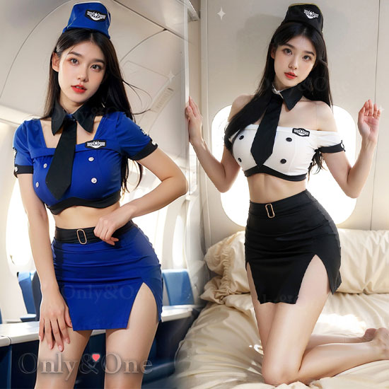 コスプレ CA・キャビンアテンダント(Sexy Cosplay Cabin Attendant) k08005商品メイン画像