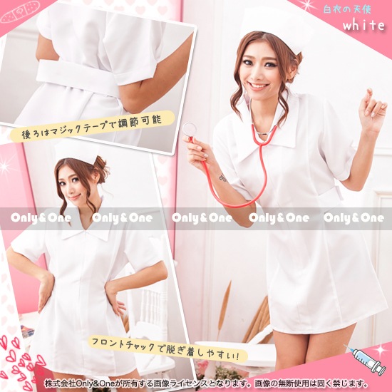 ナース 服 コスプレ ハロウィン コスチューム(Nurse Cosplay) k05001商品サムネ画像