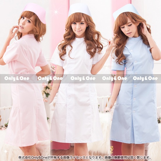 ナース 服 コスプレ ハロウィン コスチューム(Nurse Cosplay) k05051商品サムネ画像
