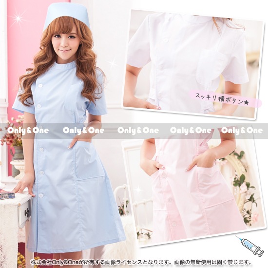 ナース 服 コスプレ ハロウィン コスチューム(Nurse Cosplay) k05051商品サムネ画像