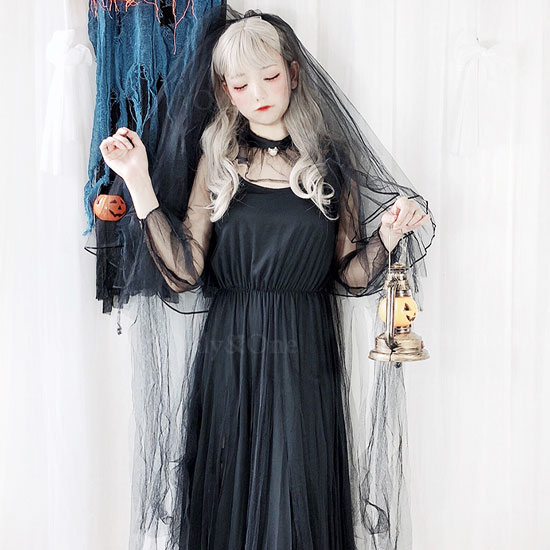 コスプレ ウエディングドレス ハロウィン(Halloween Cosplay Wedding Dress) k04002商品サムネ画像