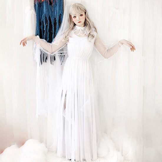 コスプレ ウエディングドレス ハロウィン(Halloween Cosplay Wedding Dress) k04002商品サムネ画像