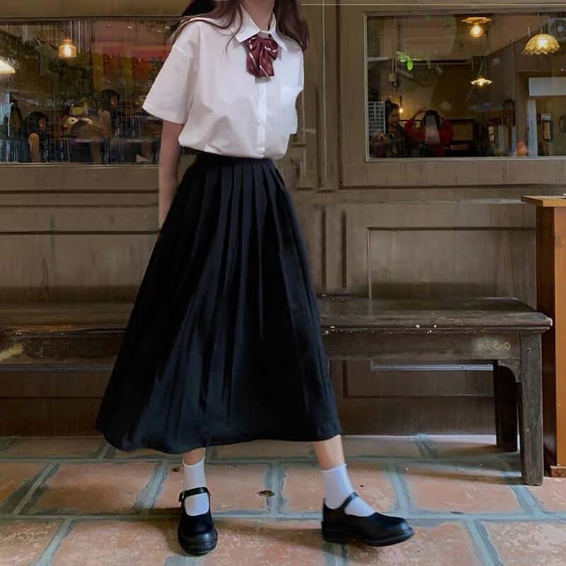 制服 コスプレ 清純派 女子高生 JK コスチューム 半袖シャツのみの出品 Mサイズ商品メイン画像