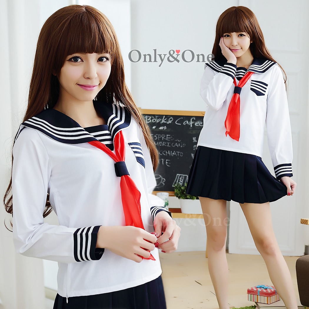 スカーフ付きセーラー服コスチューム k07036-1｜制服・セーラー服