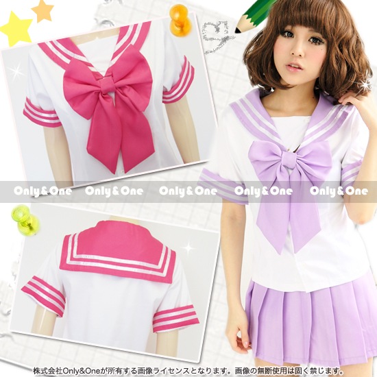 セーラー服 コスプレ 制服 ハロウィン(Sailor Cosplay) k07154商品サムネ画像