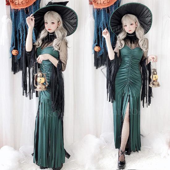コスプレ 魔女 ハロウィン(Halloween Cosplay Witch) k04014商品サムネ画像