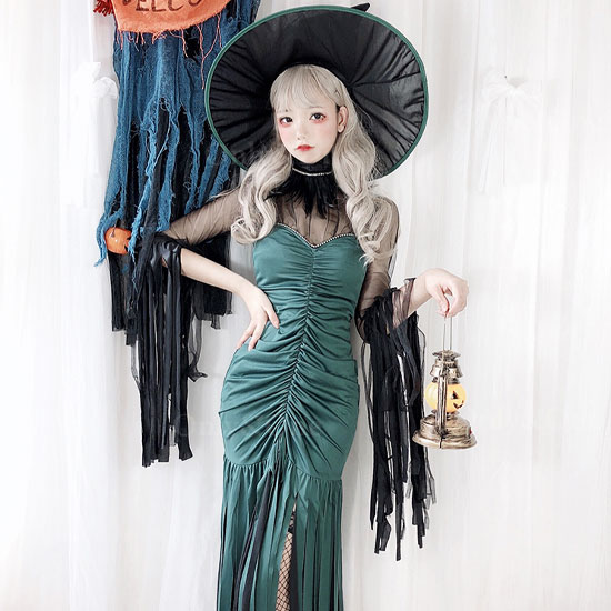 コスプレ 魔女 ハロウィン(Halloween Cosplay Witch) k04014商品サムネ画像