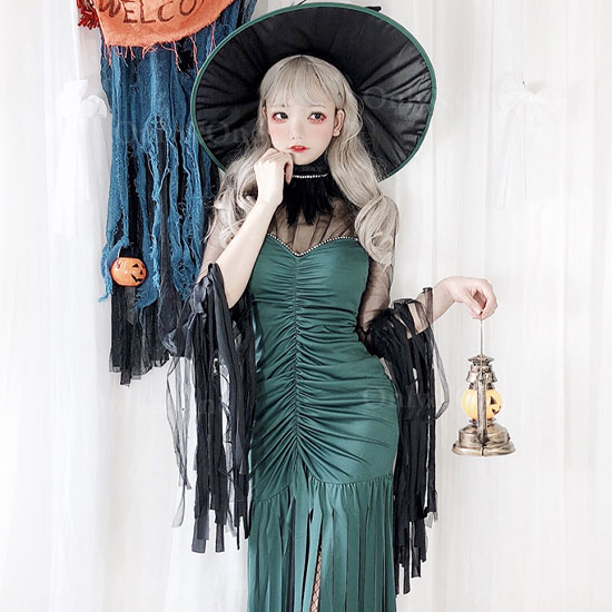 コスプレ 魔女 ハロウィン(Halloween Cosplay Witch) k04014商品サムネ画像
