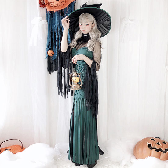 コスプレ 魔女 ハロウィン(Halloween Cosplay Witch) k04014商品サムネ画像
