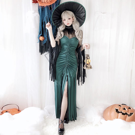 コスプレ 魔女 ハロウィン(Halloween Cosplay Witch) k04014商品サムネ画像