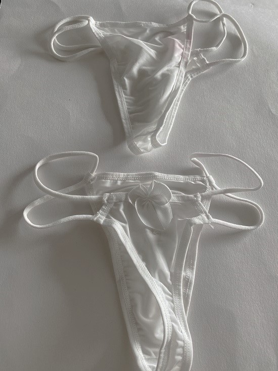 【訳あり品】セクシー下着 Tバック・ショーツ(Sexy Underwear T-back・Shorts) dr084whitep商品サムネ画像