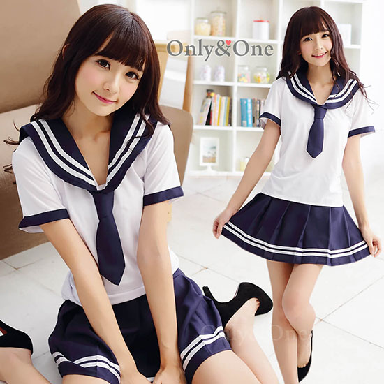 セーラー服 コスプレ 制服 ハロウィン(Sailor Cosplay) k07022-1商品メイン画像
