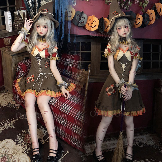 コスプレ 魔女 ハロウィン(Halloween Cosplay Witch) k04019商品サムネ画像