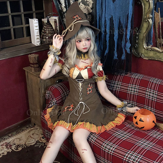 コスプレ 魔女 ハロウィン(Halloween Cosplay Witch) k04019商品サムネ画像