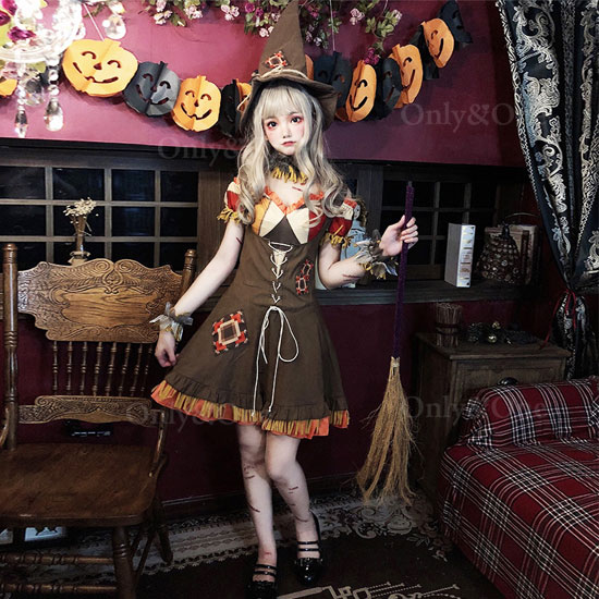 コスプレ 魔女 ハロウィン(Halloween Cosplay Witch) k04019商品サムネ画像