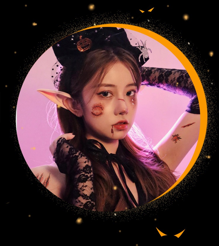 ハロウィン ゾンビ ホラー 傷シール 傷風タトゥーシール商品サムネ画像