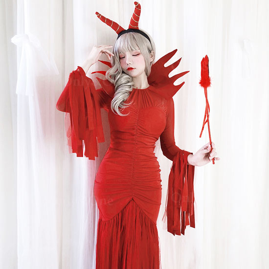 コスプレ デビル ハロウィン(Halloween Cosplay Devil) k04041商品サムネ画像