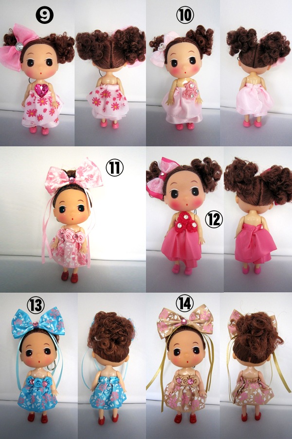 ドール ストラップ チャーム キーホルダー 可愛い人形商品サムネ画像