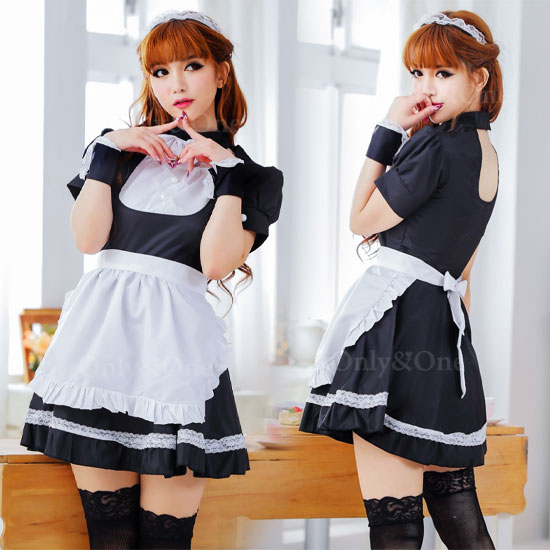 メイド 服 コスプレ ハロウィン コスチューム(Maid Cosplay) k02122-2商品サムネ画像