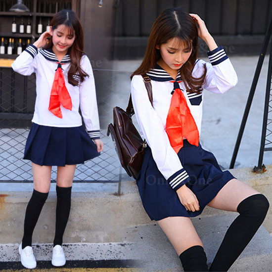 セーラー服 コスプレ 制服 ハロウィン(Sailor Cosplay) k07036-2商品サムネ画像