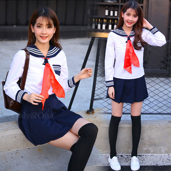 セーラー服 コスプレ 制服 ハロウィン(Sailor Cosplay) k07036-2商品サムネ画像