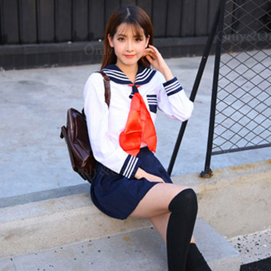 セーラー服 コスプレ 制服 ハロウィン(Sailor Cosplay) k07036-2商品サムネ画像