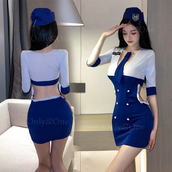 コスプレ CA・キャビンアテンダント(Sexy Cosplay Cabin Attendant) k08013商品サムネ画像