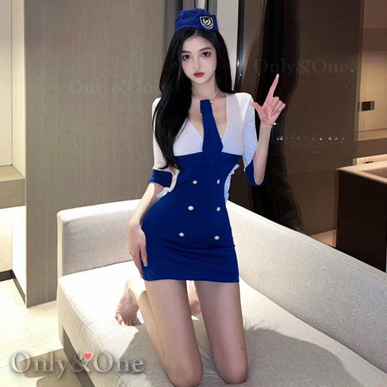 コスプレ CA・キャビンアテンダント(Sexy Cosplay Cabin Attendant) k08013商品メイン画像