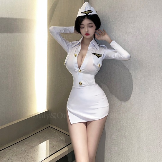 コスプレ CA・キャビンアテンダント(Sexy Cosplay Cabin Attendant) k09005商品サムネ画像