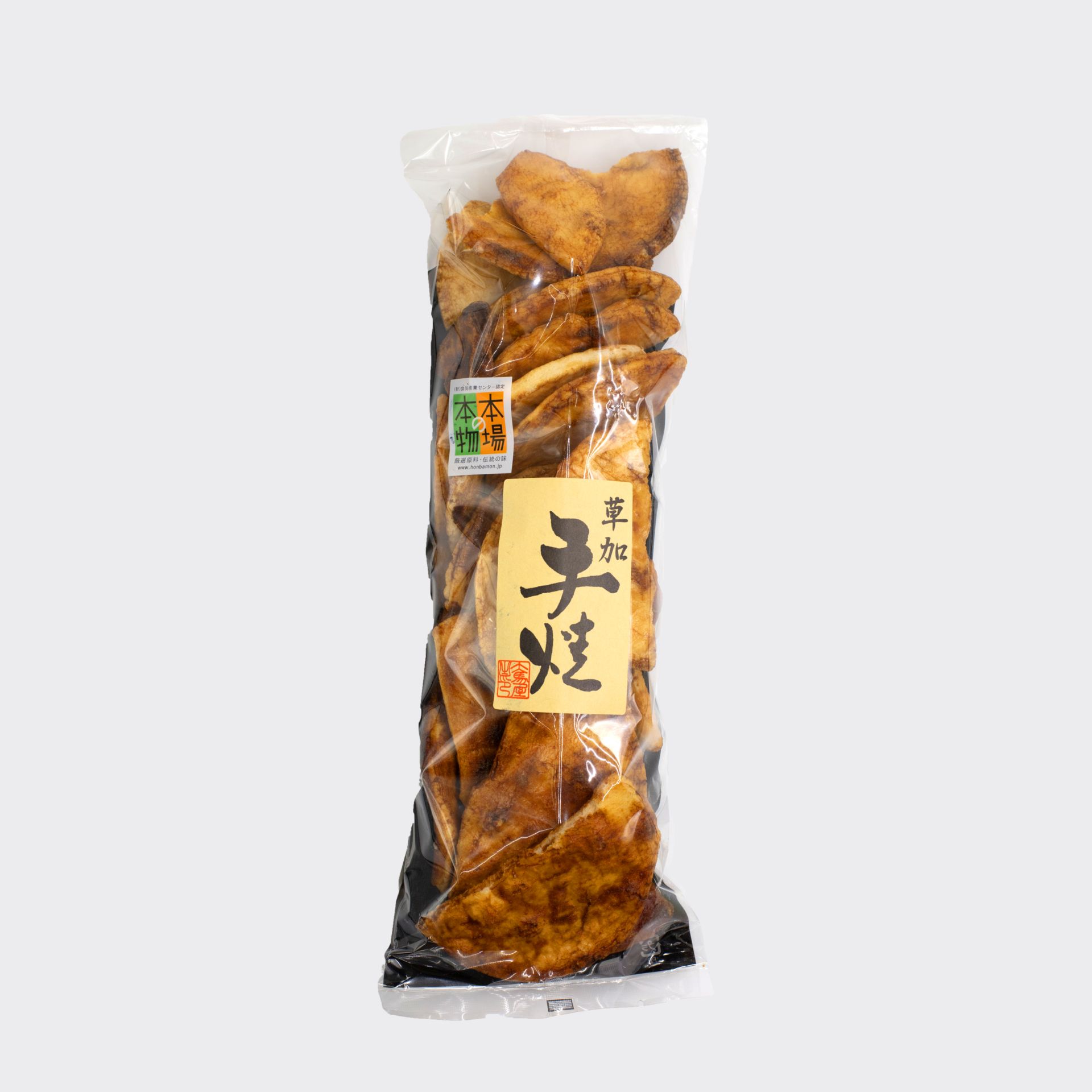 手焼き 生醤油　三度塗り（割れ煎10枚入）