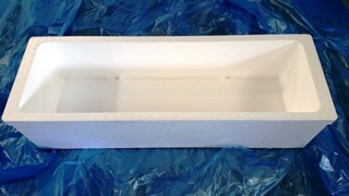 OA500蓋なし穴なし内寸1,029*318*230㎜の販売ページ| 発泡スチロール箱