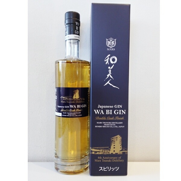 鹿児島県 本坊酒造 Japanese GIN 和美人 ダブルカスクフィニッシュ 495ml お酒 ジン