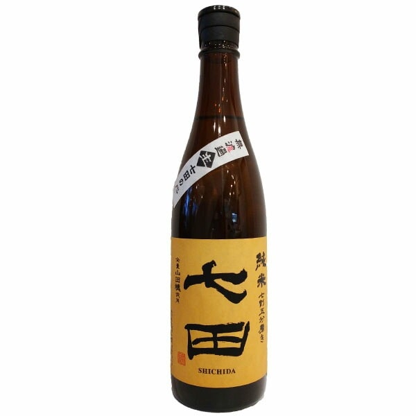 七田 純米 七割五分磨き 山田穂 無濾過 生 720ml お酒