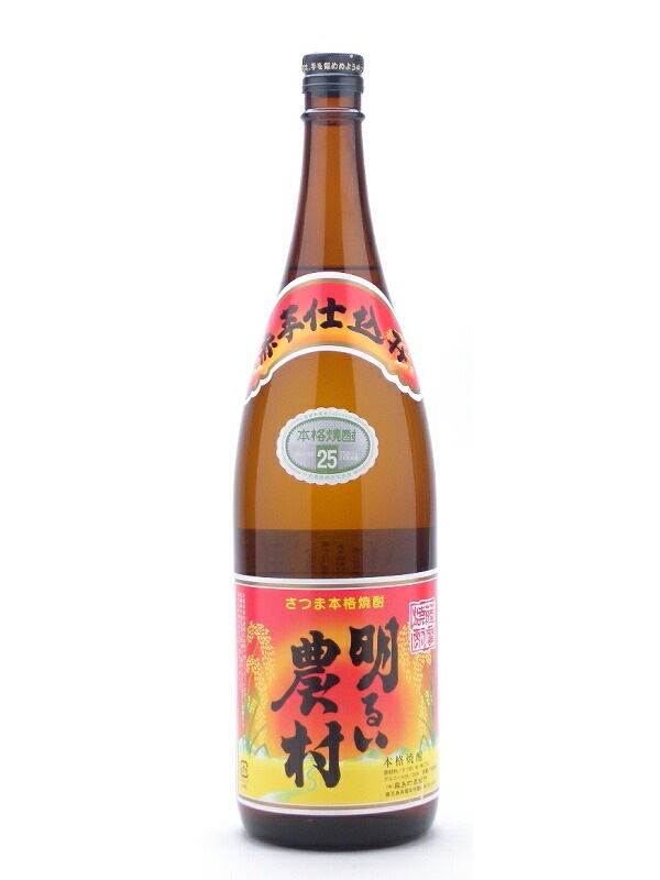 明るい農村 赤芋仕込みかめ壺仕込み 1800ml お酒