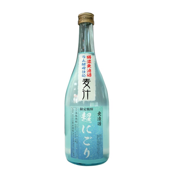 麦汁 超にごり麦焼酎 25°720ml お酒