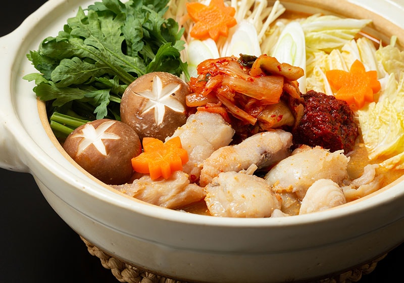 【お歳暮・冬ギフトにおすすめ】あんこうキムチ鍋米粉麺セット