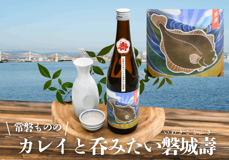 【イチオシ】常磐もののカレイと飲みたい磐城壽