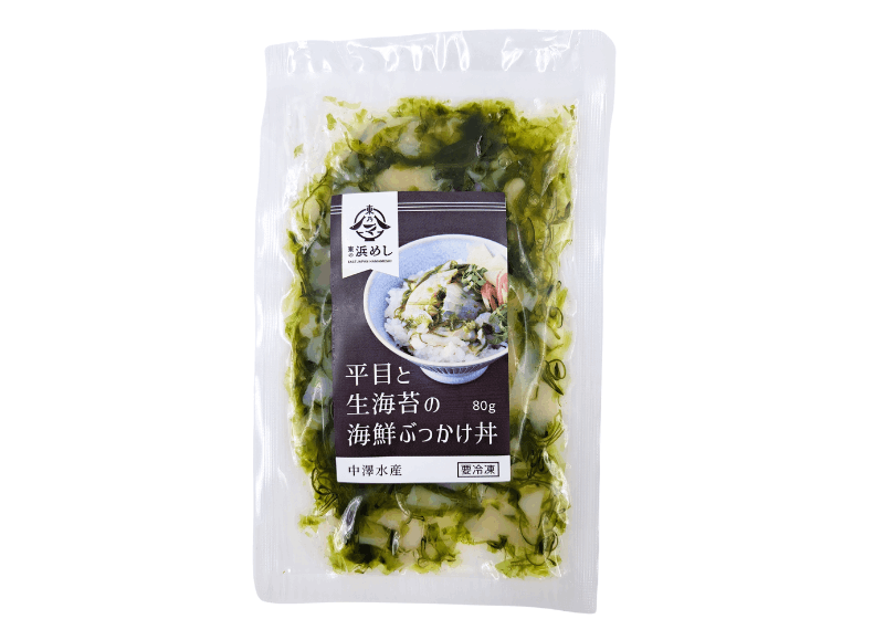 【白米に合う】平目と生海苔の海鮮ぶっかけ丼【時短】