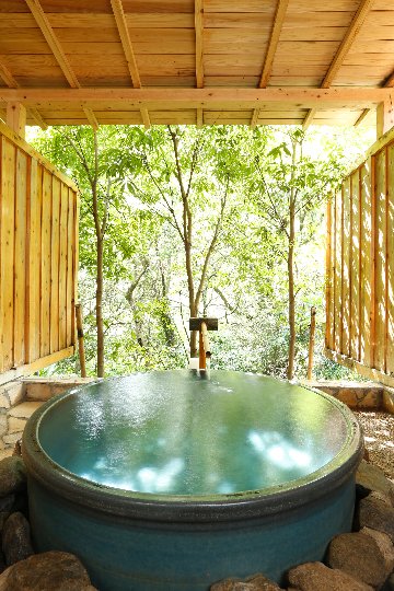 貸切露天風呂。