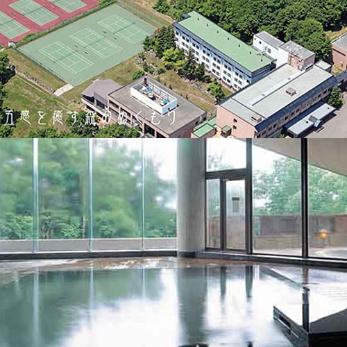 ほんのりと硫黄泉特有の香りが心地良い湯で、ほぼ無色透明です。