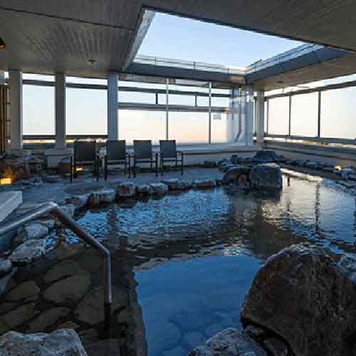 露天風呂（泥パック設置）