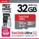 SD������ SanDisk Ultra microSDHC 32GB Class10 UHS-I A1 �����ץ��� OS-111