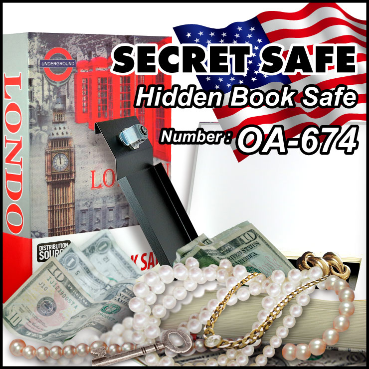 ������� �ܷ� �إ�������åȥ����� Hidden Book Safe�� �����եƥ��ܥå��� (OA-674) ����ꥫ�� ���� ������ �������� �ؤ����� ����