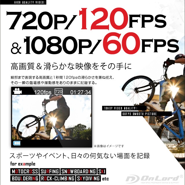 �����佪λ��GoPro�ʥ����ץ��˥��饹 ��������֥륫��� ��������󥫥� (OL-102) 4K