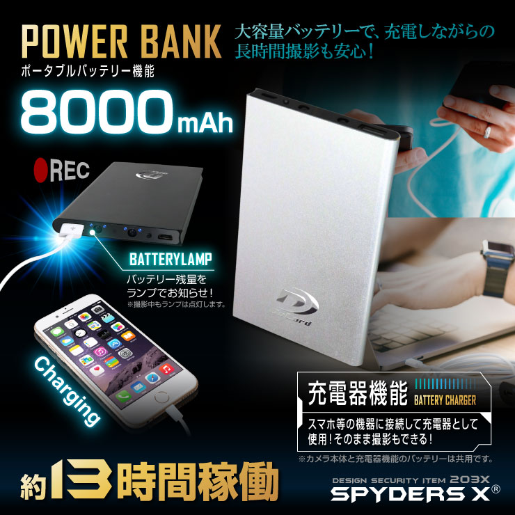 ۾ӥǥ ХХåƥ꡼ ѥ ѥX (A-612S) ᥿åС 1080P ֳLED ưθ ưžǽ 64GBб