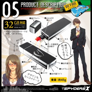 �����佪λ�۾����ӥǥ������ USB���귿 ���ѥ������ ���ѥ�������X (A-450B) �֥�å� 720P �ֳ������� �ǥ�����ܥ���
