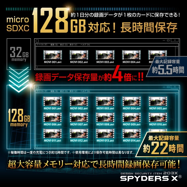 �����佪λ�ۥ��ѥ�������X ���Ŵ﷿����� 1080P �ֳ������� 128GB�б� A-614